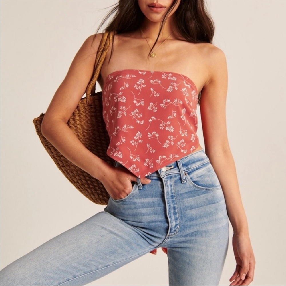 Abercrombie red top
